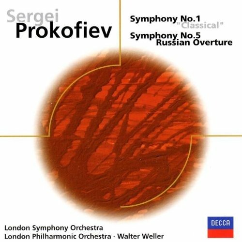 Cover for London Symphony Orchestra / London Philharmonic Orchestra / Weller Walter · Symphony No. 1 ''classical'' &amp; Symphony No. 5 - Russian Overture (CD) (1994)