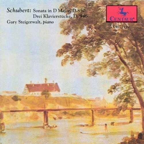 Sonata In D Major - Drei Klavierstucke - Schubert Franz - Steigerwalt Gary - Muziek - CENTAUR - 0044747219929 - 6 mei 2024