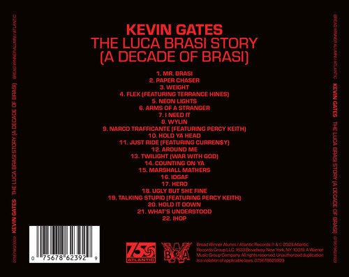 Luca Brasi Story (A Decade of Brasi) - Kevin Gates - Musik - Atlantic Mod - 0075678623929 - 17. Februar 2023