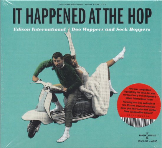 Cover for Edison International: It Happened At The Hop: Edison International Doo Woppers &amp; Sock Hoppers (CD) [Reissue edition] (2022)