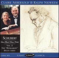 Schubert: Four Hand Piano Works, Vol. 2 - Aebersold and Neiweem Piano Duo - Música - SUMMIT RECORDS - 0099402404929 - 9 de fevereiro de 2015