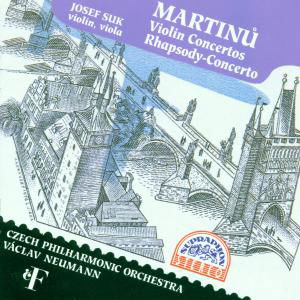 Vln Cto #1 / Vln Cto #2 / Rhapsody Cto for Vla - Martinu / Neumann / Czech Philharmonic - Muziek - SUPRAPHON - 0099925196929 - 1 november 1998