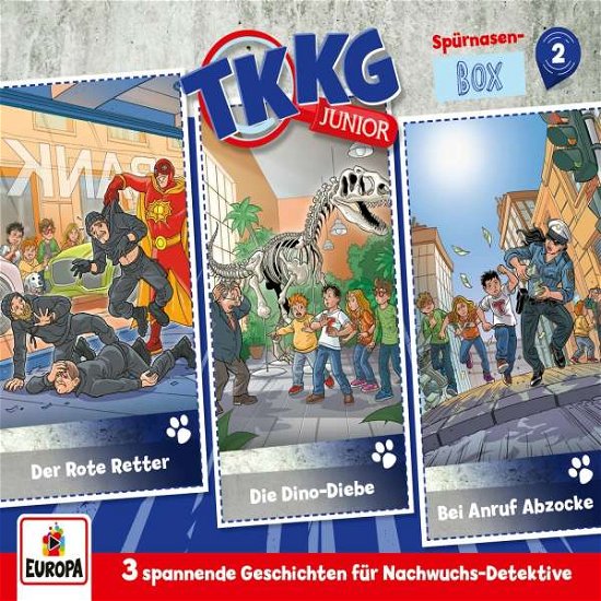 Cover for Tkkg Junior · Spurnasen: Box 2 (Folgen 4-6) (CD) (2020)