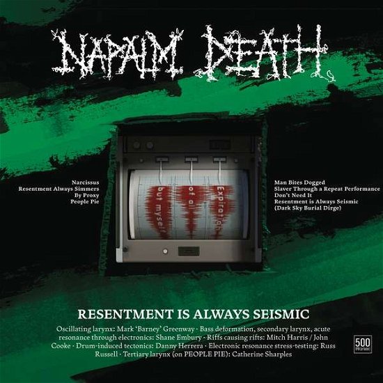 Resentment is Always Seismic - a Final Throw of - Napalm Death - Música - CENTURY MEDIA - 0194399522929 - 18 de febrero de 2022