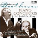 Cover for Beethoven / Curzon / Kubelik / Bavarian Radio So · Concertos for Piano &amp; Orchestra (CD) (2000)