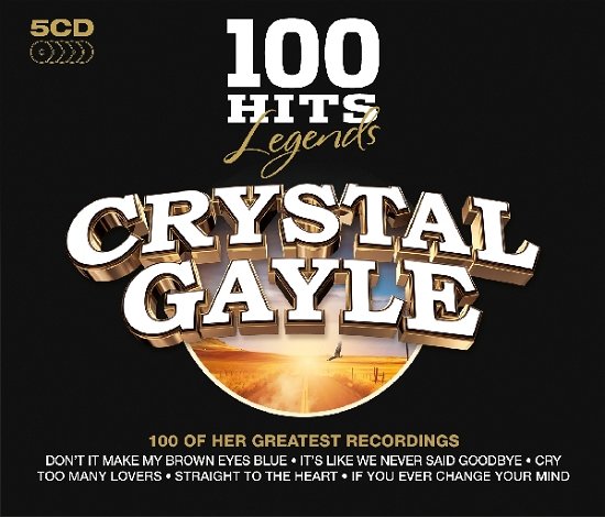 Cover for Crystal Gayle · 100 Hits Legends (CD) [Box set] (2011)