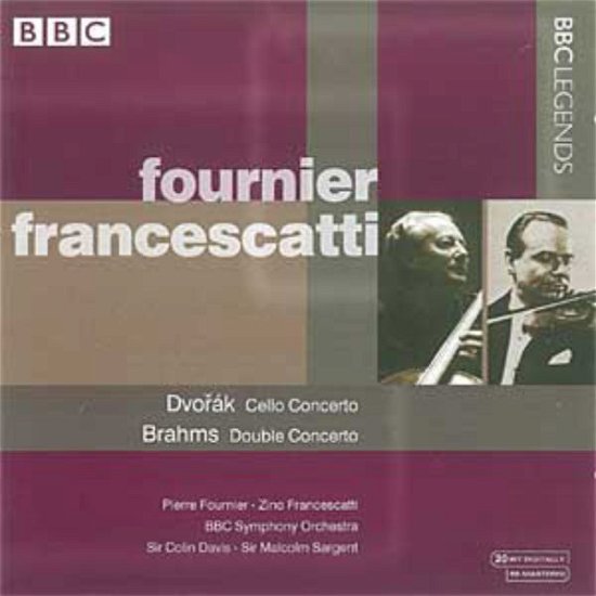 Cover for Dvorak / Brahms / Fournier / Francescatti / Davis · Cello Concertos (CD) (2004)