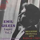 Cover for Emil Gilels · Legacy - Vol. 3 (CD) (2018)