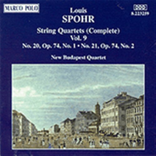 Cover for Spohr / New Budapest Quartet · String Quartets 20 &amp; 21 (CD) (1995)