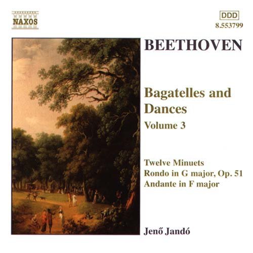 Cover for Beethoven / Jando · Bagatelles &amp; Dances 3 (CD) (2001)
