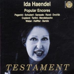 Haendel Ida · Popular Encores Testament Klassisk (CD) (2002)