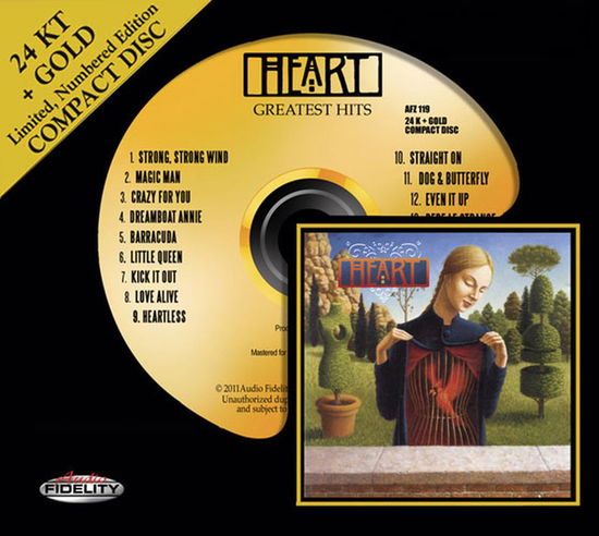 Greatest Hits-24k-gold-cd - Heart - Musique - AUDIO FIDELITY - 0780014211929 - 26 septembre 2011