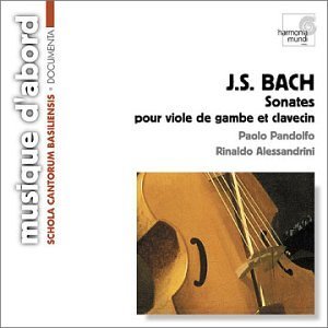 Cover for Pandolfo Paolo / Alessandrini Rinaldo · Sonatas for Viola Da Gamba and Obbligato Harpsichord Bwv 1027-1029 / Suite Pour (CD) (2002)