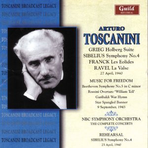 Music for Freedom & - Grieg / Sibelius / Franck / Ravel / Toscanini - Música - GUILD - 0795754229929 - 29 de março de 2005