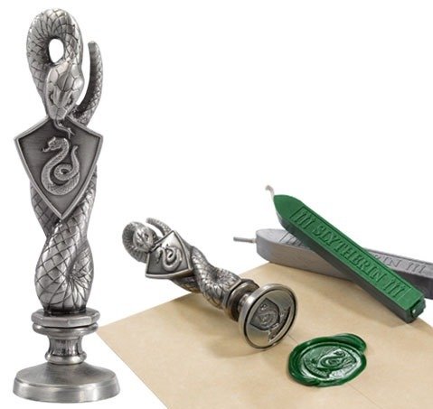 HP Slytherin Wax Seal Replica - Harry Potter - Merchandise - LICENSED MERCHANDISE - 0849241002929 - 