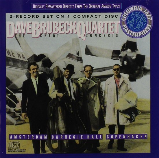 Cover for Dave Brubeck Quartet · The Great Concerts (CD) (1988)