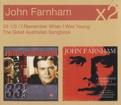 Cover for John Farnham · I Remember When/33 1/3 (CD) (2009)