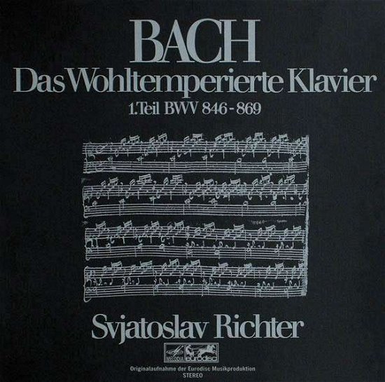 Cover for Sviatoslav Richter · J. S. Bach: Das Wohltemperierte Klavier Vol. 1 (CD) (2009)
