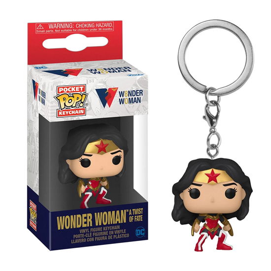 Cover for Dc Comics: Funko Pop! Pocket Keychain · Wonder Woman 80th - Wonder Woman (A Twist Of Fate) (Portachiavi) (MERCH) (2021)