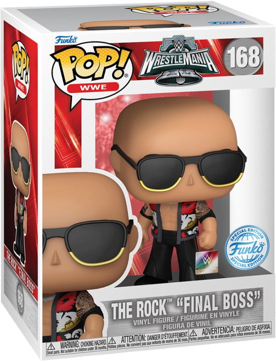 Cover for Wwe: Funko Pop! · The Rock - Final Boss (Wrestlemania 40) (MERCH)