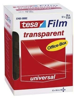 Tesa Transp.Film 66mx12mm,12st - Tesa - Andere - Tesa - 4042448035929 - 4 januari 2017