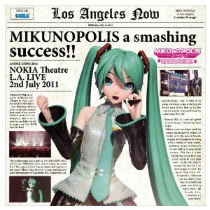 Cover for Miku Hatsune · Mikunopolis in Los Angeles-haj (CD) [Japan Import edition] (2011)