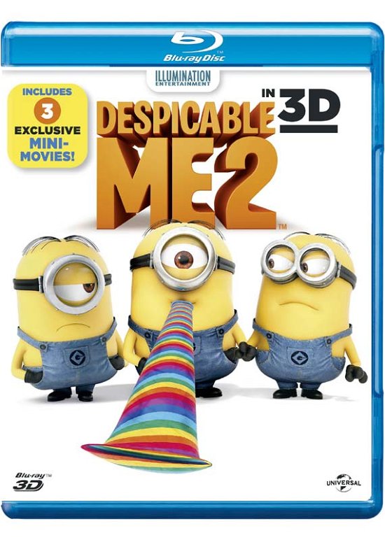 Cover for Despicable Me 2 (3d+2d+uv) · Despicable Me 2 3D+2D (Blu-ray) (2013)