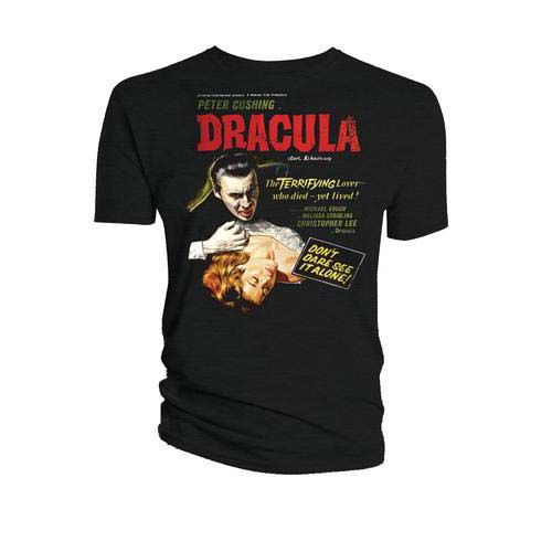 Hammer Films Unisex Tee: Dracula Classic Movie Poster - Hammer Films - Produtos -  - 5052473020929 - 