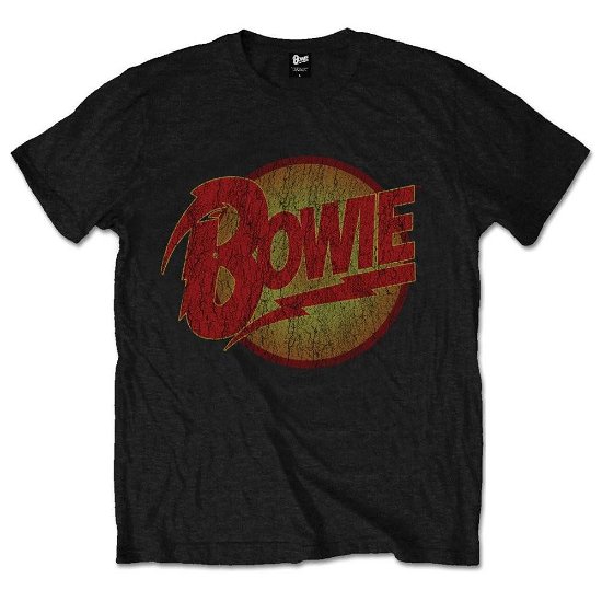 David Bowie Unisex T-Shirt: Diamond Dogs Vintage - David Bowie - Merchandise - Rockoff - 5055295377929 - 20. desember 2019