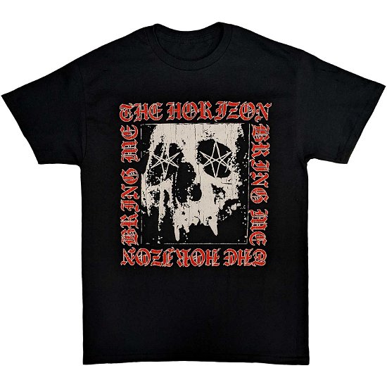 Bring Me The Horizon Unisex T-Shirt: Metal Logo Skull - Bring Me The Horizon - Koopwaar -  - 5056187763929 - 