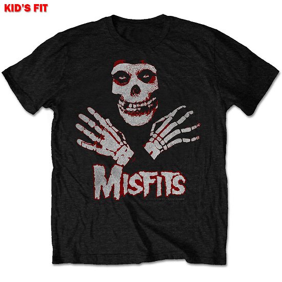 Cover for Misfits · Misfits Kids T-Shirt: Hands (3-4 Years) (T-shirt) [size 3-4yrs] [Black - Kids edition]