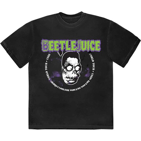 Beetlejuice Unisex T-Shirt: 1988 World Tour - Beetlejuice - Mercancía -  - 5056737229929 - 