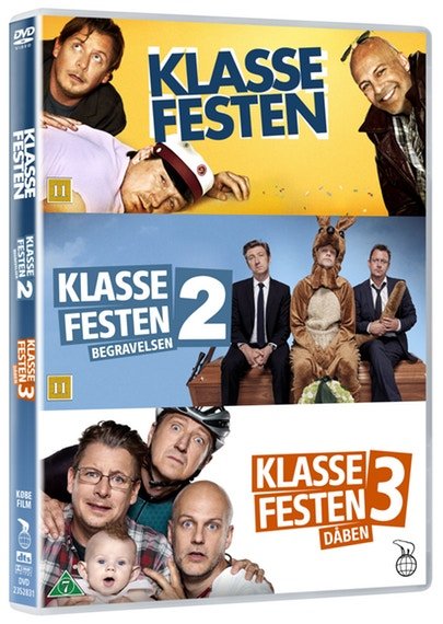 Cover for Klassefesten 1-3 (DVD) (2017)