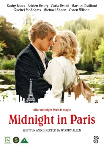 Cover for Midnight in Paris (DVD) (2020)