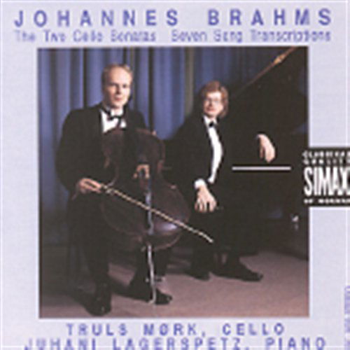 Cello Sonatas Nos 1 & 2 / 7 Song Transcriptions - Brahms / Lagerspetz / Mork - Música - SIMAX - 7025560102929 - 8 de janeiro de 1992