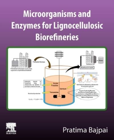 Cover for Bajpai, Pratima, Ph.D. (Consultant-Pulp and Paper, Kanpur, India) · Microorganisms and enzymes for lignocellulosic biorefineries (Paperback Book) (2024)