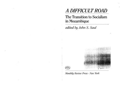 Cover for John S. Saul · A Difficult Road (Paperback Book) (1985)