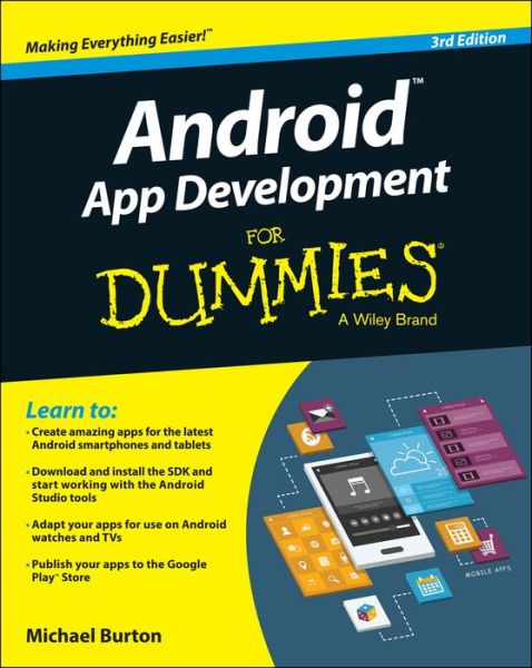 Cover for Michael Burton · Android App Development For Dummies (Paperback Book) (2015)