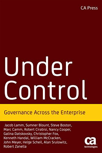 Cover for Jacob Lamm · Under Control: Governance Across the Enterprise (Taschenbuch) [1st edition] (2009)