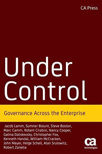 Cover for Jacob Lamm · Under Control: Governance Across the Enterprise (Paperback Bog) [1st edition] (2009)