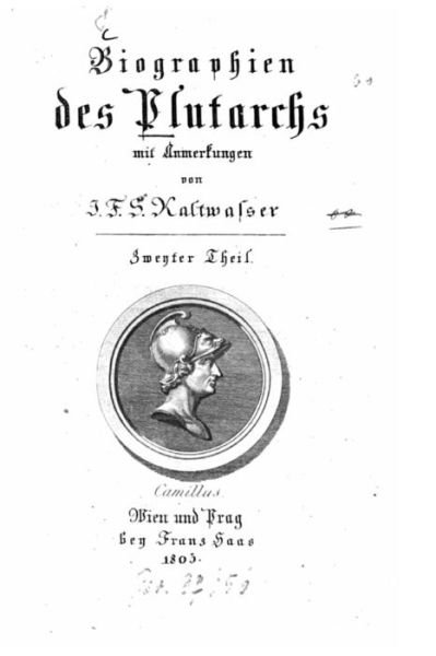 Cover for Plutarch · Biographien Des Plutarch (Taschenbuch) (2015)