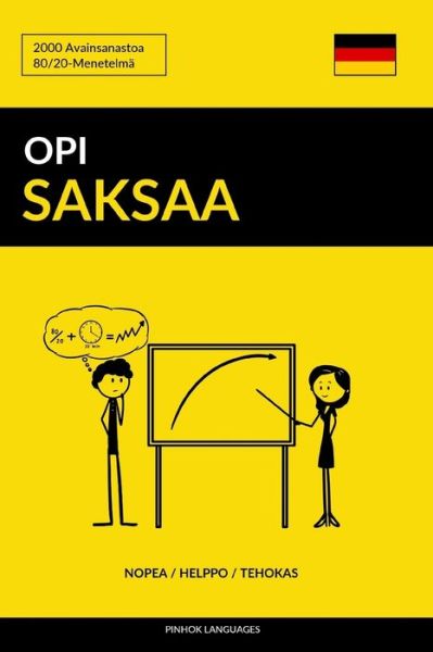Cover for Pinhok Languages · Opi Saksaa - Nopea / Helppo / Tehokas (Paperback Book) (2017)