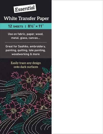 Publishing, C&T · Essential White Transfer Paper: 12 Sheets, 8 1/2  x 11 (MERCH) (2021)