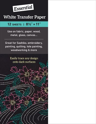 Cover for Publishing, C&amp;T · Essential White Transfer Paper: 12 Sheets, 8 1/2  x 11 (MERCH) (2021)