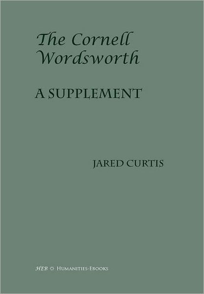 Cover for Jared Curtis · The Cornell Wordsworth: a Supplement (Hardcover Book) (2009)