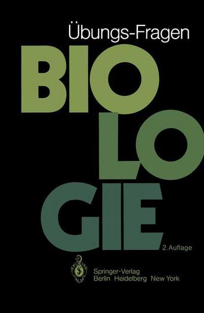 Cover for H.-b. Strack · Ubungs-fragen Biologie (Paperback Book) [2., Verb. U. Erw. Aufl. edition] (1982)