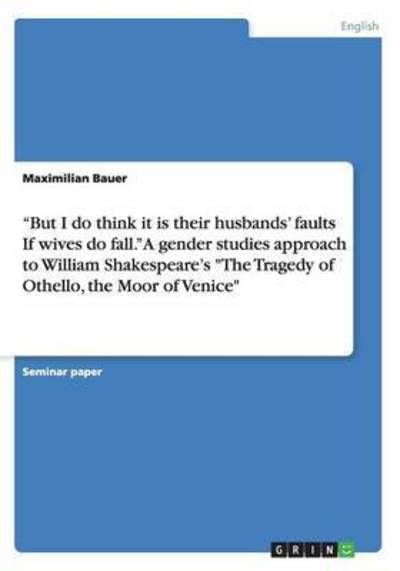 Cover for Bauer · &quot;But I do think it is their husba (Book) (2015)