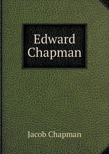 Cover for Jacob Chapman · Edward Chapman (Paperback Book) (2013)