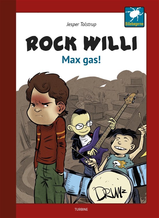 Cover for Jesper Tolstrup · Billebøgerne: Rock Willi - Max gas! (Hardcover bog) [1. udgave] (2019)