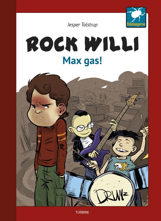 Cover for Jesper Tolstrup · Billebøgerne: Rock Willi - Max gas! (Hardcover Book) [1st edition] (2019)